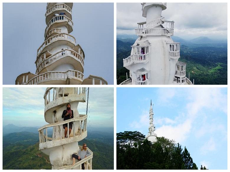 Ambuluwawa tower in Sri Lanka: terrifying to climb even for daredevils