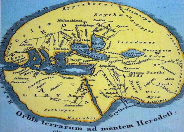 Map of Herodotus