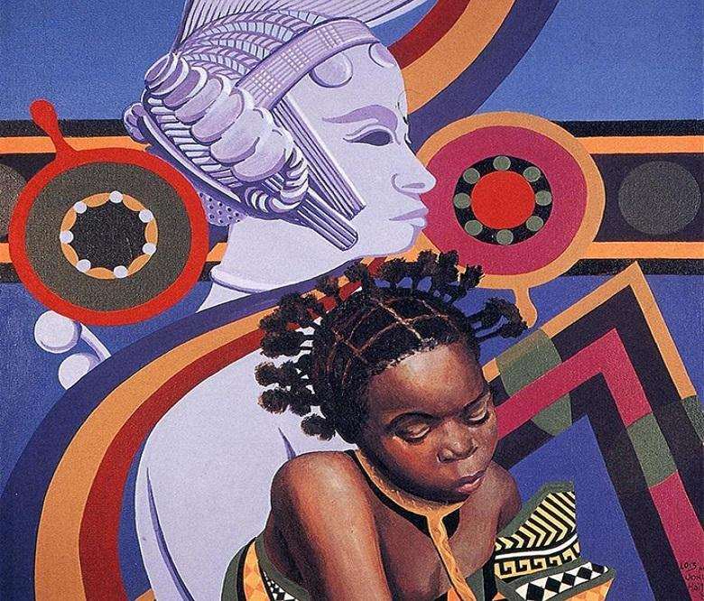 Painting by Lois Mailu Jones