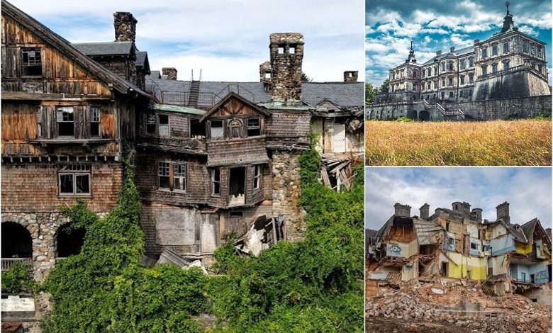 Abandoned castles that 100 years ago conquered with grandeur
