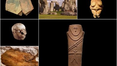 What most ancient works of art created by prehistoric people tell us?