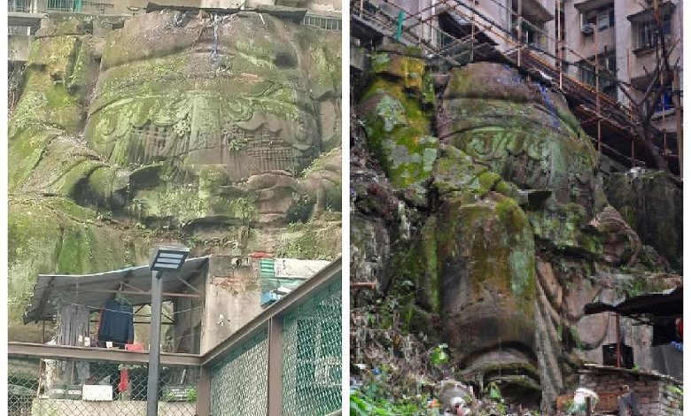 How 1,000-year-old giant headless Buddha ended up in an apartment