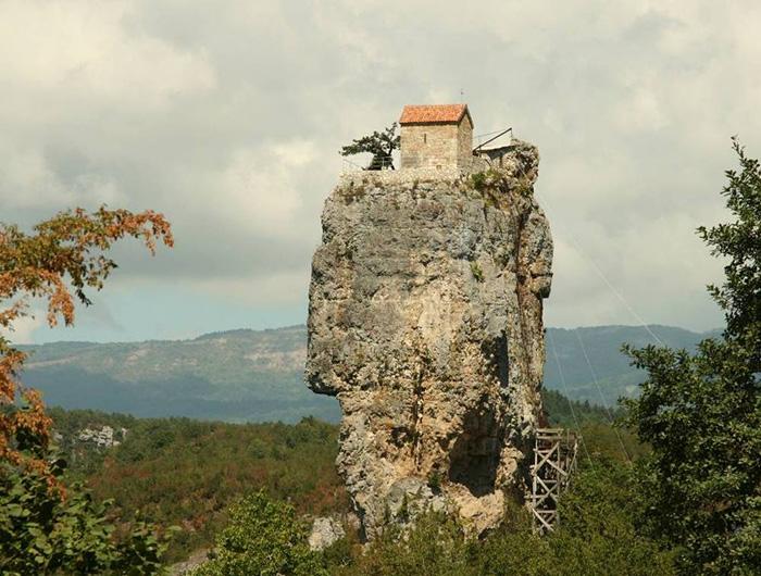 The Katskhi Pillar in Georgia