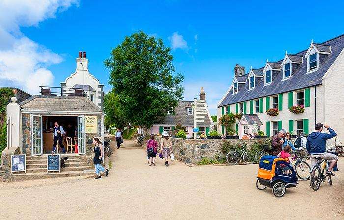 Life in Sark is peaceful and calm, and the population is only 500 people