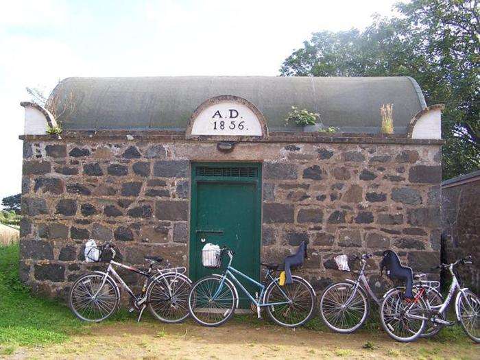 The prison on Sark was built in 1856