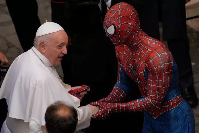Pope Francis gets Spider-Man to visit the Vatican 