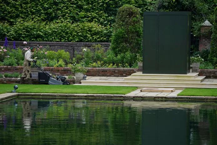 Kensington Palace’s Sunken Garden was re-created in Diana’s honor