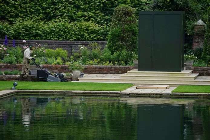 Kensington Palace’s Sunken Garden was re-created in Diana’s honor
