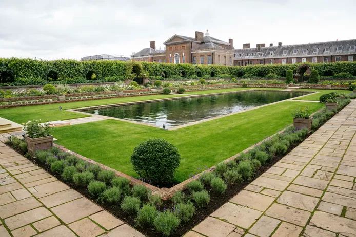 Kensington Palace’s Sunken Garden was re-created in Diana’s honor