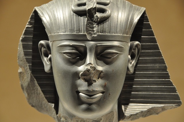Why were the noses removed from Egyptian statues
