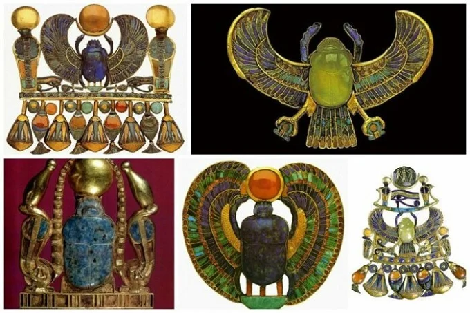 Technique and material of jewelry of Ancient Egypt.