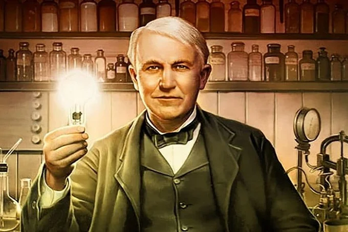 Thomas Edison invented the carbon filament lamp