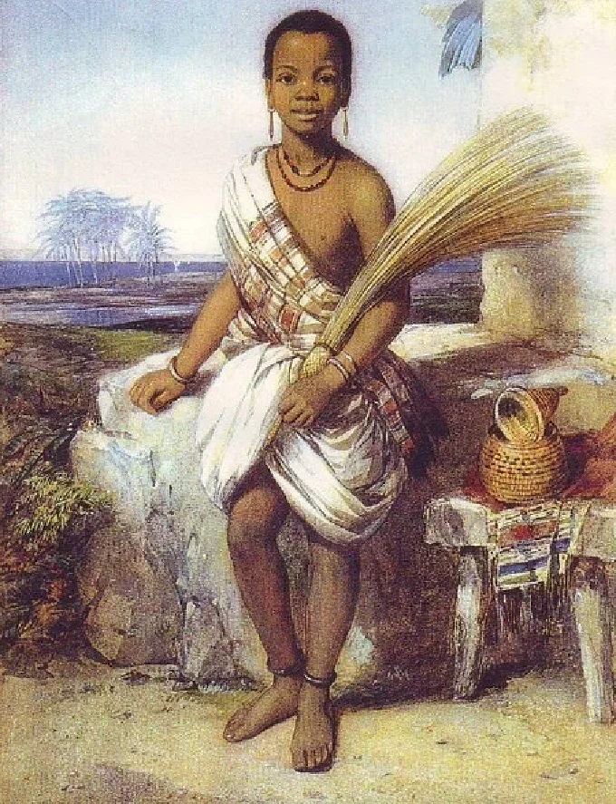 Portrait of Omoba Aina by Octavius ​​Oakley