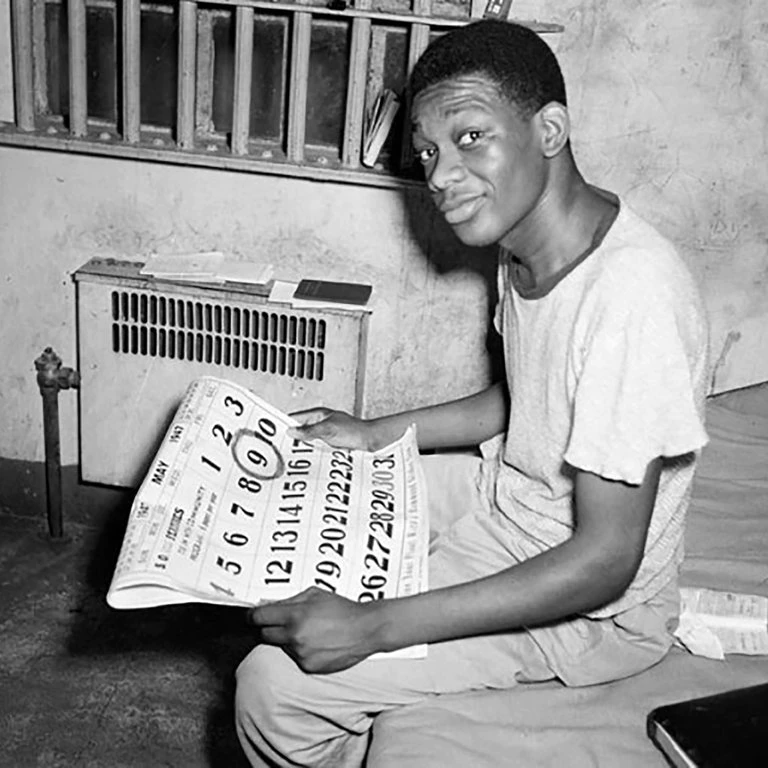 Willie Francis, a 17-year-old black teenager, sentenced in 1946 to die in the electric chair. He survived the discharge and months later he was seated again, this time to be executed.
