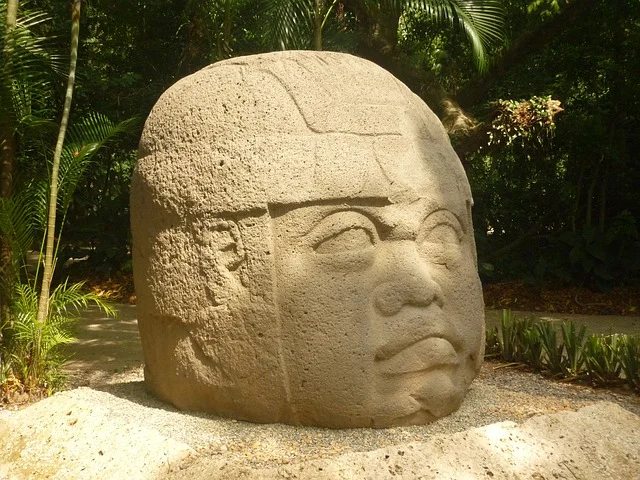 The giant heads of the Olmec culture