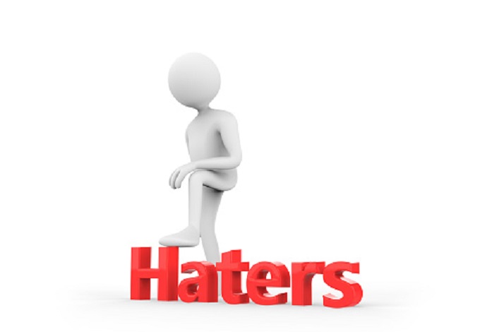 who are haters, and how to deal with them?