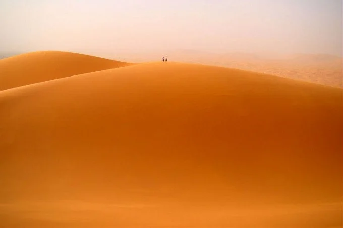 Erg Chebbi sand dunes in Morocco