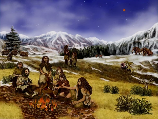 Neanderthals: primates and first artists on earth