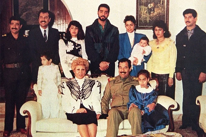 Saddam Hussein and his family