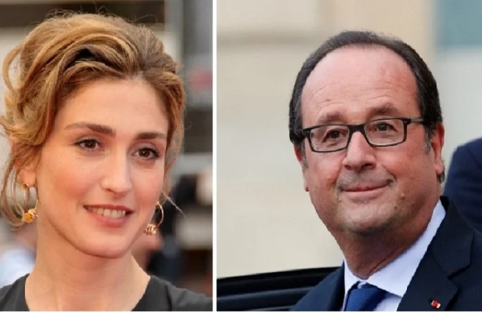 François Hollande and Julie Gaillé