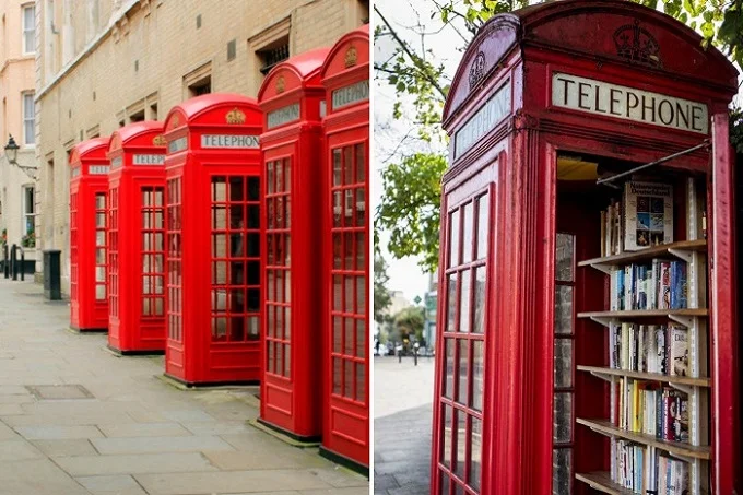 Why English phone booths are red?