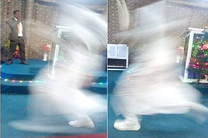 Pastor shares photos of the presence of an “angel” in his church