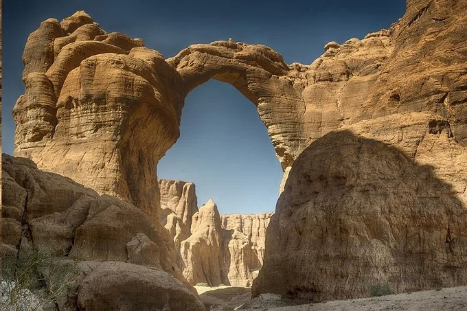 The Ennedi Plateau is a sight to see in the Sahara Desert