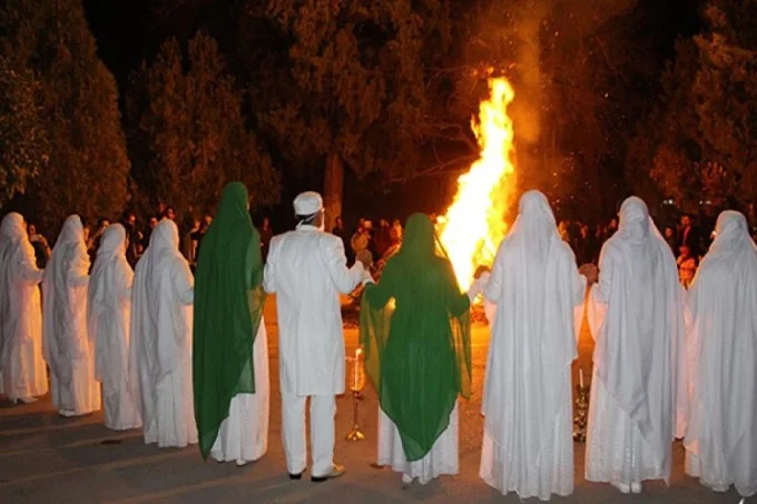 Zoroastrians see the manifestation of God in the world in fire