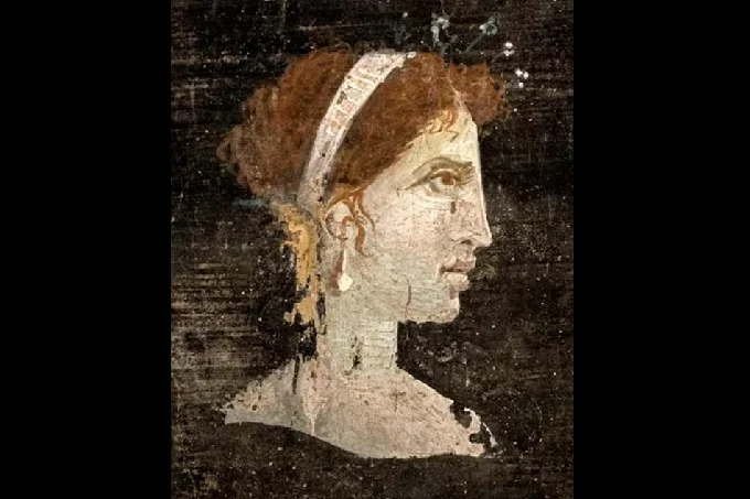 Posthumous portrait of the great Cleopatra.