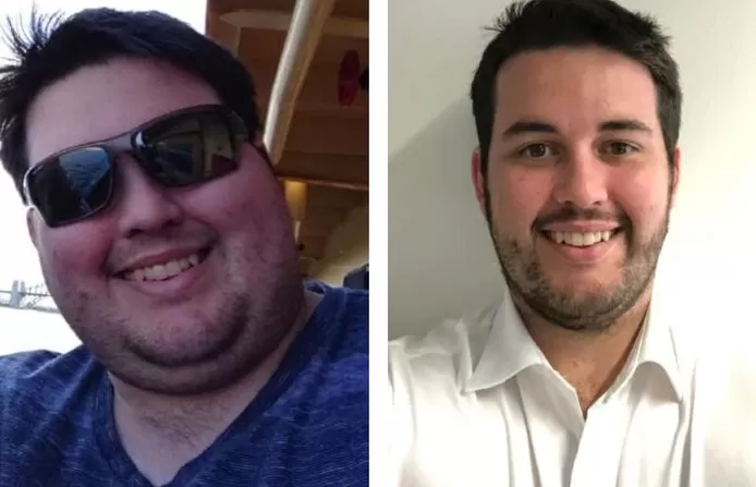 Man loses 60 kilos in 8 months by eating nothing for 16 hours a day