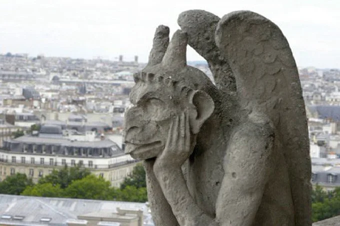 gargoyles have reached our days not only in the form of stone statues