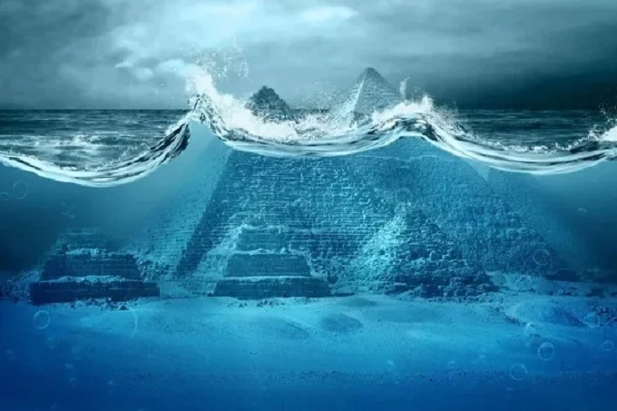 The entire area of Giza during the Flood fell into the water, some scientists say