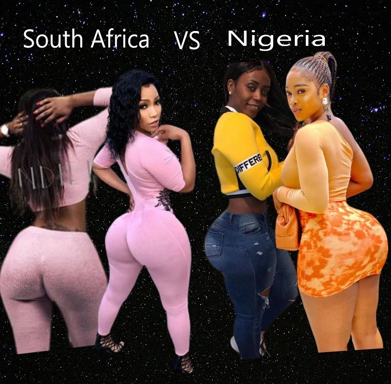 South African Londie London and Faith Nkesi VS Nigerian Uche Mba and Princess Salt.