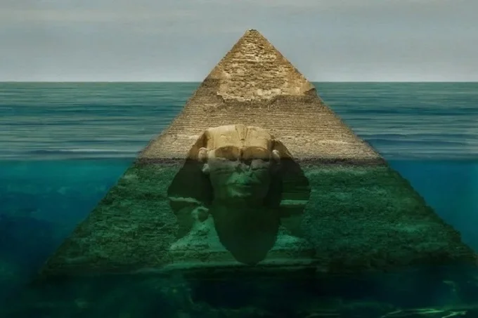 Were the pyramids ever underwater?