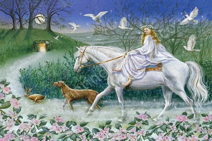 White horses in mythology
