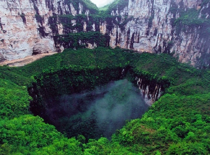 Xiaozhai Tiankeng is the deepest sinkhole on earth