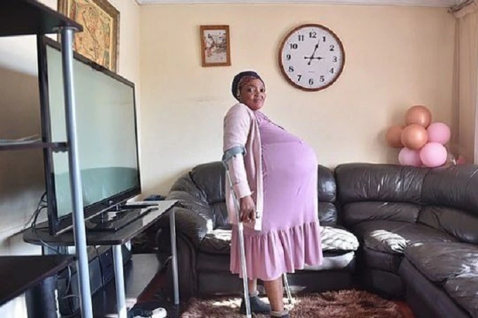 The African woman who allegedly gives birth to 10 babies