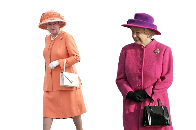 Why Elizabeth II has 40 identical bags?