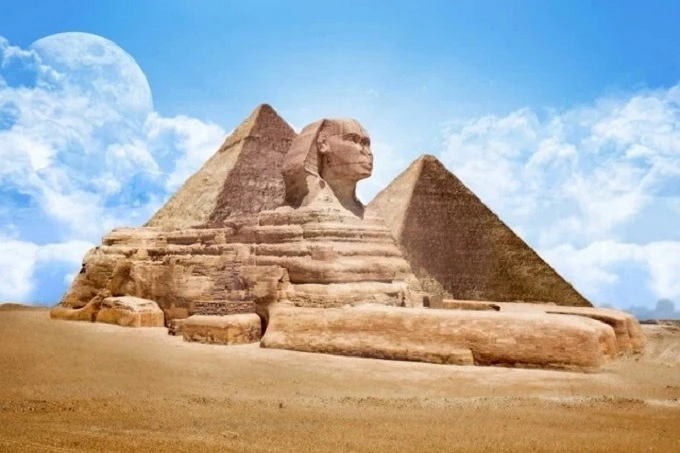 The Great Sphinx of Giza is not just the largest sculpture