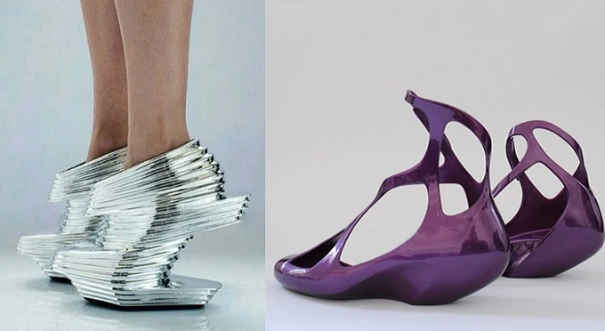Weird shoes by Zaha Hadid