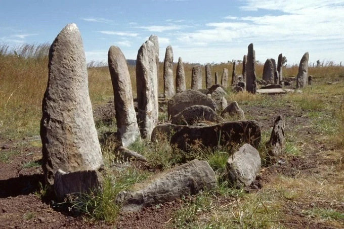 Several steles