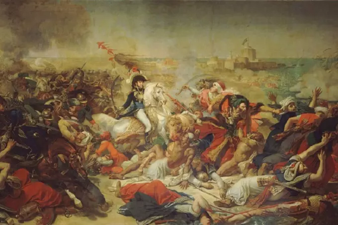 Battle of Aboukir 25 July 1799 by Antoine-Jean Gros