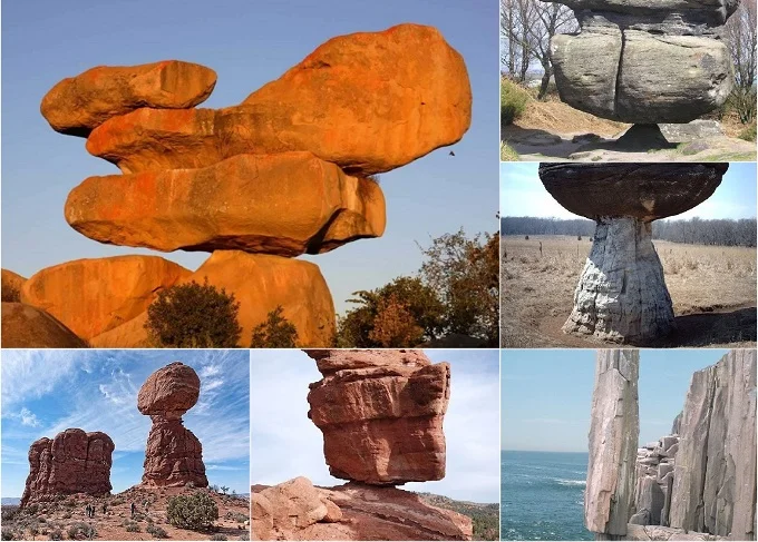Amazing balancing rocks