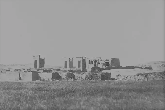Temple of Debod in Egypt before being dismantled 