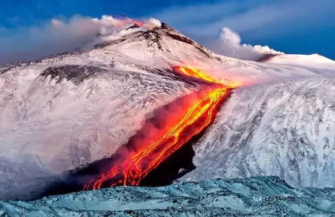 The interaction of ice and lava flows had terrible consequences
