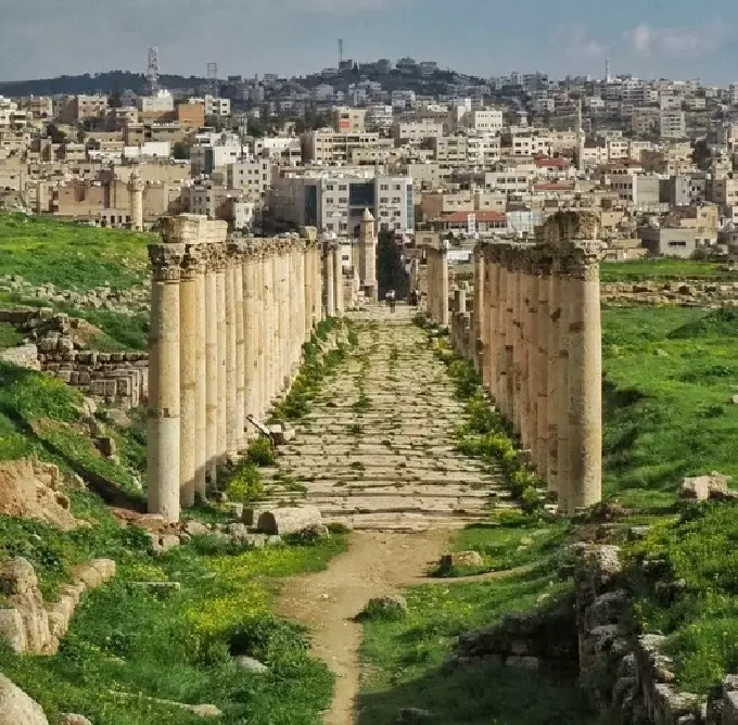The ancient city of Jerash