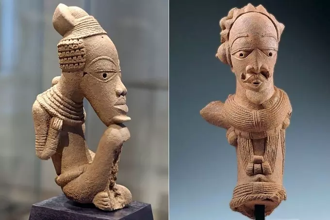 The terracotta figurines from the village of Nok were lucky to have survived