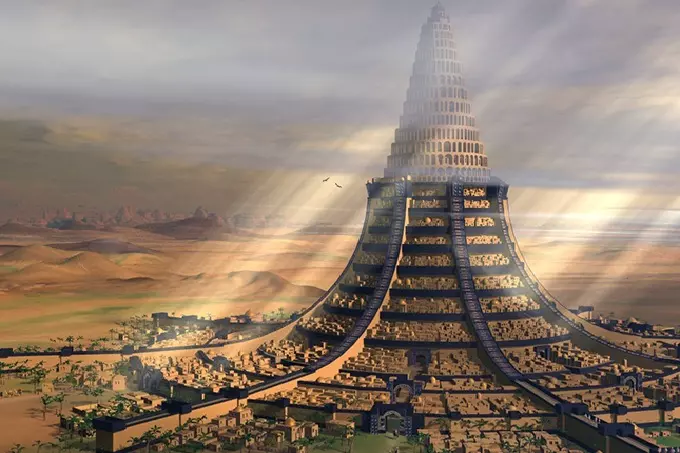 What happened to the Tower of Babel and how is the confusion finally resolved?