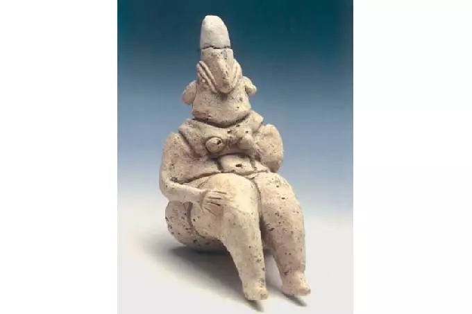 The figurine of pagan goddess