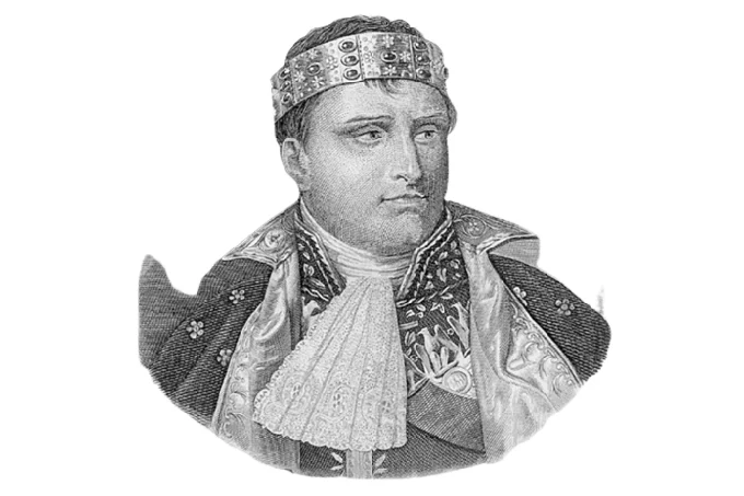 Napoleon Bonaparte wearing the Iron Crown.
